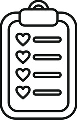 Best favorite wish list icon outline vector. Care add button. Selection purchase