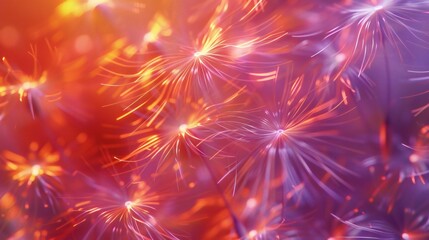 Ethereal Dandelion Whispers: Delight in the delicate whispers of a macro dandelion.