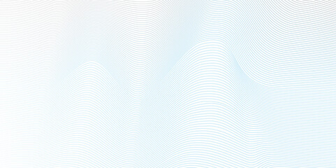 Abstract blue blend digital wave lines and technology background. Minimal carve wavy white and blue flowing wave lines and glowing moving lines. Futuristic technology and sound wave lines background.