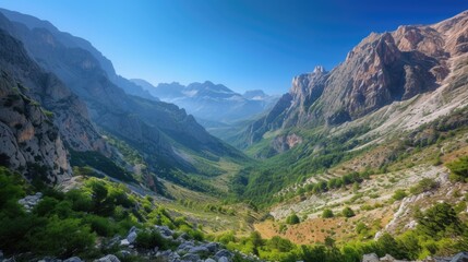 Naklejka premium majestic valley