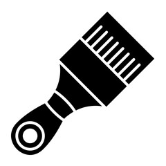 Brush Flat Icon Design