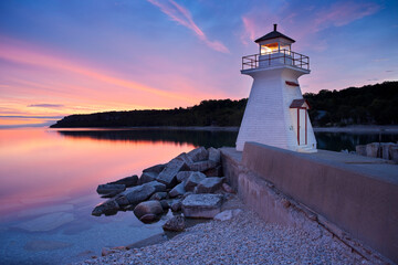 Kanada, Ontario, Bruce Peninsula, Lion's Head, Leuchtturm