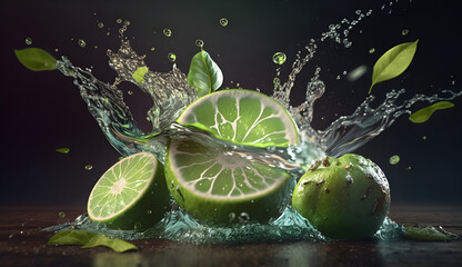 lime in water