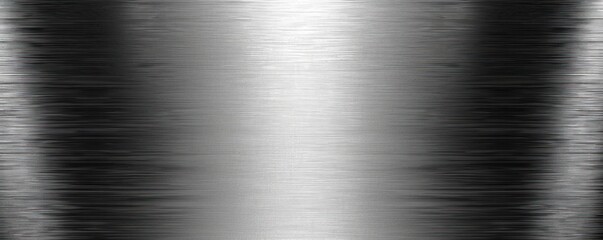 Fine brushed wide white metal texture steel or white aluminum plate