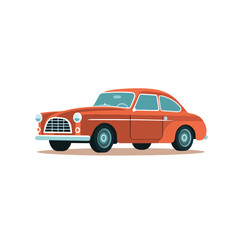 Car Icon with color Vector illustration. 