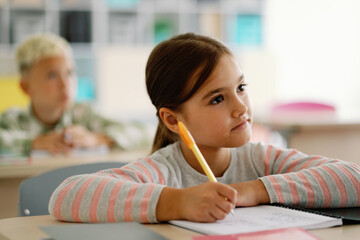Student showing interest to schooling 