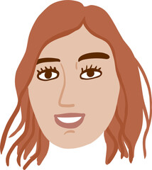 Character smiling woman different age and ethnicity. Young and aged, diverse. Vector outline illustration, linear, thin line, hand drawn sketch, doodle 