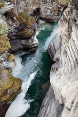 Athabasca falls - between Jasper and Lake Louise - Jasper National Park - Alberta - Canada