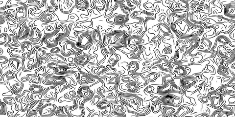 Obraz premium seamless topography pattern with elements