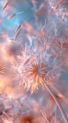 Wavy Melodies: Dandelion's rhythmic movements create a soothing screensaver ambiance.