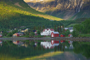 Norwegen, Nordland, Lavangen, Tenevoll, Spanstinden