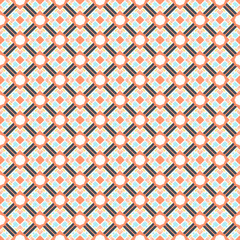 Multi color seamless abstract pattern. Background and backdrop. Multi Colored. Colorful ornamental design. Colored mosaic ornaments. Vector graphic illustration.