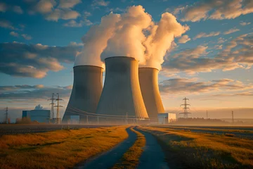 Foto op Canvas Nuclear power plant © photo for everything