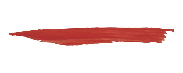 Pinselstrich Rot