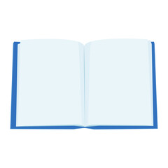 Blue open book for World Book Day
