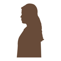 Woman Silhouette Element Vector Illustration