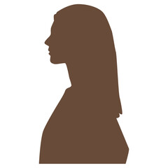 Woman Silhouette Element Vector Illustration