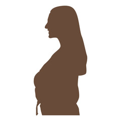 Woman Silhouette Element Vector Illustration