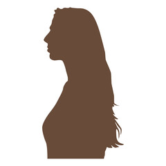 Woman Silhouette Element Vector Illustration