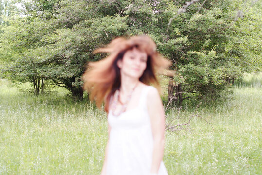 The Woman On The Meadow 