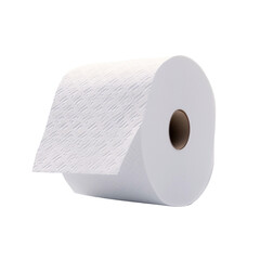 Toilet paper isolated on transparent background