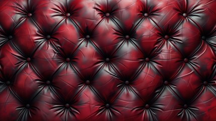 Fototapeta premium Elegant Red and Black Leather Upholstery Texture
