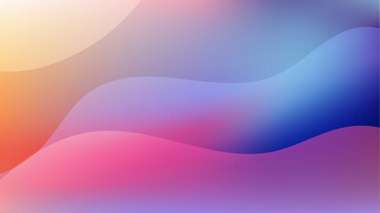 Colorful gradient blur background is a beautiful ready to apply to your graphic design, websites, printed materials, posters, greeting cards, wallpaper and more. Vector illustration.