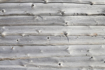 Fototapeta premium Rustic wooden brown background, copy space.