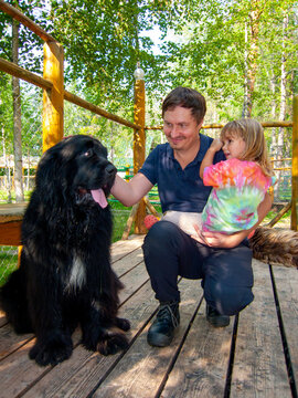 dad and newewfoundland 