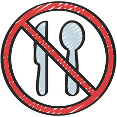 No Cutlery Icon