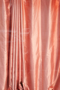 Pink Curtain Background Texture