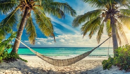 hammock on the beach