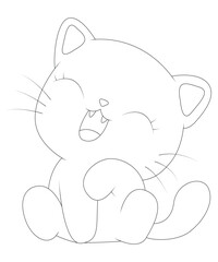 Cat Coloring Page