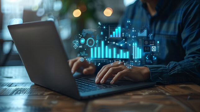 person using computer
