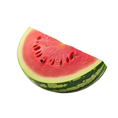 Watermelon isolated on transparent background