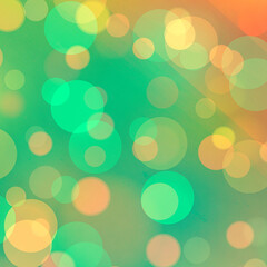Green bokeh background for banner, poster, ad, celebrations, and various design works