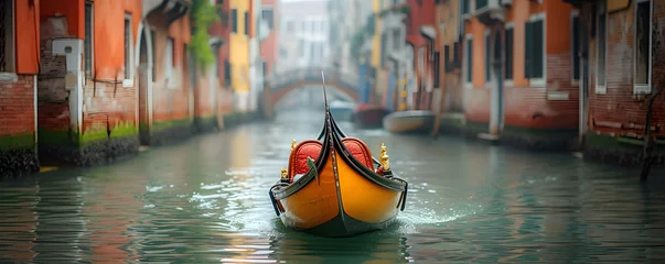 Foto op Aluminium Gondola boat on the Canal of Venice © photo for everything