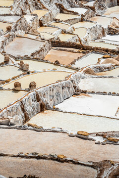 Salt Mines in Maras Cusco Peru