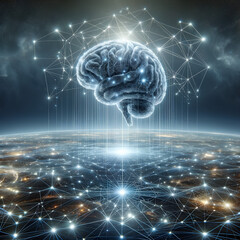 A digital illustration depicting the concept of a Digital Mind.