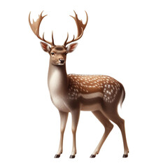 Deer on transparent background