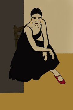 Portrait of a flamenco dancer