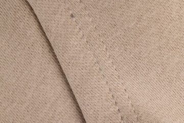 beige fabric for clothing production