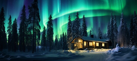 Chasing the northern lights. cool climate escapes in charming nordic winter destinations