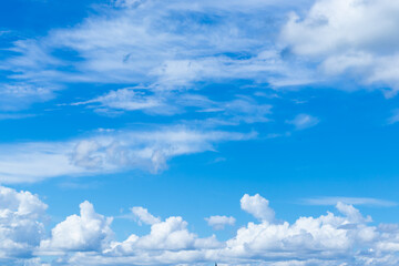 blue sky with clouds