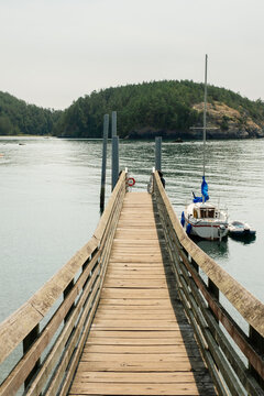 Boat Dock in Deception Point State Park, Washington