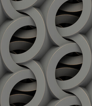 Wallpaper pattern of gray chain.