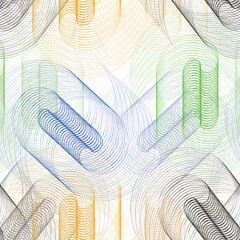 geometric design vector seamless pattern