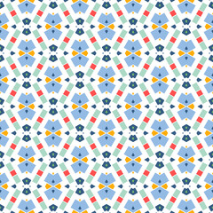 Seamless colorful geometric pattern. Digital geometric paper. Diy scrapbook paper