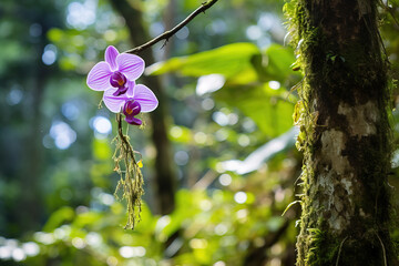 orchid in the wild.