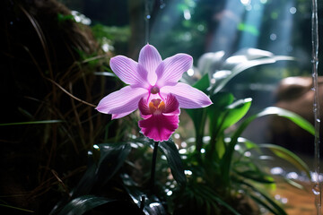 orchid in the wild.